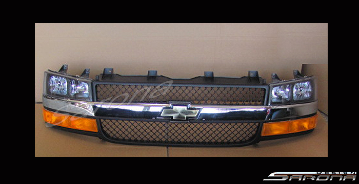 Custom Chevy Express Van  All Styles Grill (2003 - 2024) - $390.00 (Part #CH-028-GR)